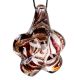 Lampwork Multicolor Flower Glass Pendant for Jewellry Making - 1 Piece